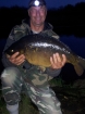 15lbs 2oz 1dr carp mirrow from river idle. my first double figured river idle. carp, hair rigged six sweetcorn