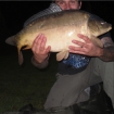 Damian Cyples 15lbs 10oz Mirror Carp from Private Syndicate using The Source.