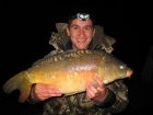 Damian Cyples 23lbs 1oz Mirror Carp from Cudmore Fisheries using Kent Particles Pineapple.