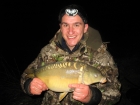 Damian Cyples 9lbs 14oz Mirror Carp from Cudmore Fisheries using Kent Particles Pineapple.
