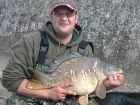 8lbs 7oz mirror carp from Drayton Reservoir using Fishing Wizard.. second fish