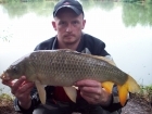 8lbs 6oz Common Carp from longford fisheries using green giant.