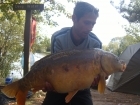 21lbs 1oz carp from tg using bandit baits-    mullberry squid.. chod rig