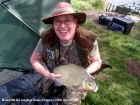 Clive Wells 6lbs 8oz Bream. Caught on float with sweetcorn on bottom