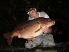 Sam Burley 23lbs 6oz Mirror Carp. Fished tight to the far bank using solid Bags full of 