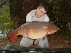 Sam Burley 20lbs 4oz Mirror Carp from Penns Hall. Fished tight to the far bank using solid bags full of 