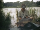 18lbs 6oz Mirror Carp from Fishawick. Stalking in the margins