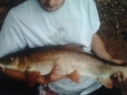 12lbs 3oz Barbel from radcliffe weir