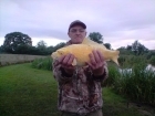 Barry Bergin 8lbs 5oz Koi Carp from Spring Rock Fishery using Terry Hearn.. Used an in line rig