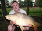 18lbs 1oz Mirror Carp from Etang de Cosse using Solar Club Mix (Squid & Octopus, Stimulin and Anchovy).