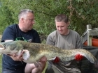 Kieron Axten 44lbs 8oz Catfish (Wels) from Morgane - Bigot Lakes. Far Right Corner