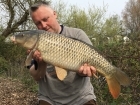 Kieron Axten 15lbs 0oz Common Carp. Cracking week at Burnham on Sea Holiday village as usual. Four half day sessions for a few dozen fish averaging mid double figures. Some loveley looking fish in