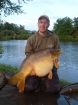 47lbs 15oz Mirror Carp from Golden Oak Lake - Angling Lines Holidays using Quest Bait  Ghurkka Spice.. Caught fishing towards far margins in 3 feet of water.