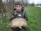 William Fletcher 11lbs 3oz Common Carp from Birch House Lakes using Quest Bait Special Crab +.. Caught by casting to far margin. Simple ledger tactics - Korda 2oz lead, ESP Safety rig and Kryston