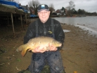 16lbs 8oz Mirror Carp from Drayton Reservoir using HBS pineapple.. Steve Rowe caught from the centre of the lake on a Chod rig.