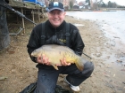 Mick Sumner 15lbs 8oz Mirror Carp from Drayton Reservoir using HBS pineapple.. Steve Rowe caught from the centre of the lake on a Chod rig.