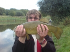 6lbs 0oz Tench from Fenton & District As - Overflow Complex - Sideway. Float set over depth in the margins.