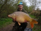 28lbs 7oz Mirror Carp from Hawkhurst Fish Farm using Dynamite.. spotted active carp and stuck rod on it.