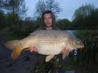 28lbs 0oz Common Carp from Hawkhurst Fish Farm using Dynamite.. spotted active carp and stuck rod on it.