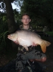 26lbs 0oz Mirror Carp from Hawkhurst Fish Farm using Mainline.. early hours off bottom with boilies with only a handful of other boilies