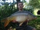 Paul Fox 20lbs 0oz Mirror Carp from Hawkhurst Fish Farm using Mainline.. early evening bottom with boilies with only a handful of other boilies