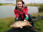 6lbs 4oz carp from Bain Valley Fisheries using tuna and  sweet chilli.