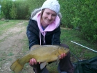 Kirsty Barnett 3lbs 8oz Tench from Bain Valley Fisheries