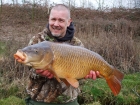 Wayne Paget 21lbs 1oz common carp from Lakeside Country Park