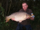 Iain Mcmanus 20lbs 12oz Common carp from Rixton using Nash baits Mach1.