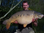 37lbs 8oz Mirror Carp from Rookley Country Park