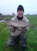 6lbs 8oz Chub from Cundall Lodge River Swale. PB chub taken on a light set up with worms as bait fished over casters