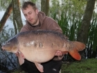 38lbs 2oz Mirror Carp from Rookley Country Park