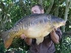 30lbs 14oz Mirror Carp from Rookley Country Park