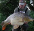 Michel Oudendag 36lbs 10oz carp from Kampman using c-moore.