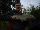 10lbs 2oz barbel from River Ribble