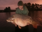 Martin Locke 94lbs 0oz Mirror Carp from Rainbow Lake using Solar Club Mix.. Caught on an ultra-tough rig comprising an 85lb Kryston Ton-Up hooklength, a 12oz lead and a size 1 Solar hook sporting a