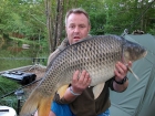 Marc Fossey 23lbs 12oz carp from La Petite Martiniere using Mainline Cell.