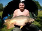Marc Fossey 34lbs 1oz Mirror Carp from La Petite Martiniere using Mainline Cell.