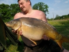 Marc Fossey 25lbs 8oz Mirror Carp from La Petite Martiniere using Mainline Cell.