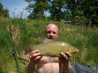 Marc Fossey 5lbs 2oz Tench from La Petite Martiniere using Mainline Cell.