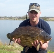 18lbs 0oz common carp from Baden Hall Fisheries using richworth mainline.. fished 6ft from the island