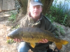 Steven Stead 17lbs 3oz carp from Selby 3 Lakes Complex
