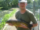 Steven Stead 7lbs 6oz mirror carp from Selby 3 Lakes Complex