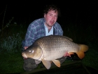 35lbs 0oz Common Carp from Les Croix using tiger nut flavoured boilie.. I caught this fish three times within three days on two different baits at two different distances. This fish known as the