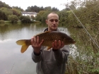 Paul Johns 9lbs 8oz carp from Duck Pond using 8mm shell fish boillies.