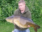 Chris Emerton 35lbs 0oz Common. I got down to Beacon on 15th June at about 11.30am eagerly waiting for the start of the season on the particular area of the lake. We set up on the 