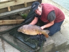 Richard Costello 21lbs 3oz Mirror Carp from Drayton Reservoir. Bit gutted photo not come out so well. My biggest ever fish but in picture does not look the size it was. Very fat and full bellied.