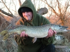 8lbs 8oz Pike from Local Club Water using Lamprey.. Afternoon session - moved for the last hour - 3 chances in 10 mins!