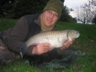 5lbs 11oz Chub from Upper Trent using Quest Bait - Liver B8.. Caught from a tight swim with the river 2 ft up. Straight lead (Korda grippa) and small PVA mesh bag full of Quest Maximum Action