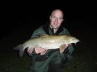 10lbs 11oz Barbel from River Dove using Quest Baits Rahja Spice.. Caught fishing to overhanging bush on far bank. Only fish of session caught using soaked pellets in Drennan feeder, 10lbs Suffix